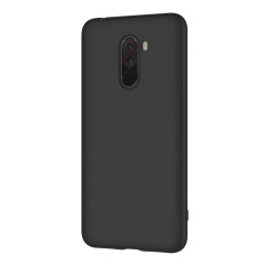 AICEK Compatible Xiaomi Pocophone F1, coque en silicone noire