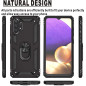 Folmecket – Coque pour Samsung Galaxy A32 5G 6,5" avec Film Protecteur d'écran Rotatif à 360 degrés en métal pour Absorber Les C Folmecket – Coque pour Samsung Galaxy A32 5G 6,5" avec Film Protecteur d'écran Rotatif à 360 degrés en métal pour Absorber Les C