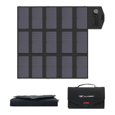 Chargeur Solaire ALLPOWERS Panneau Solaire Pliable de 100W (Double 5v USB avec Technologie i-Solar + Sortie 18v DC) Panneau Sola