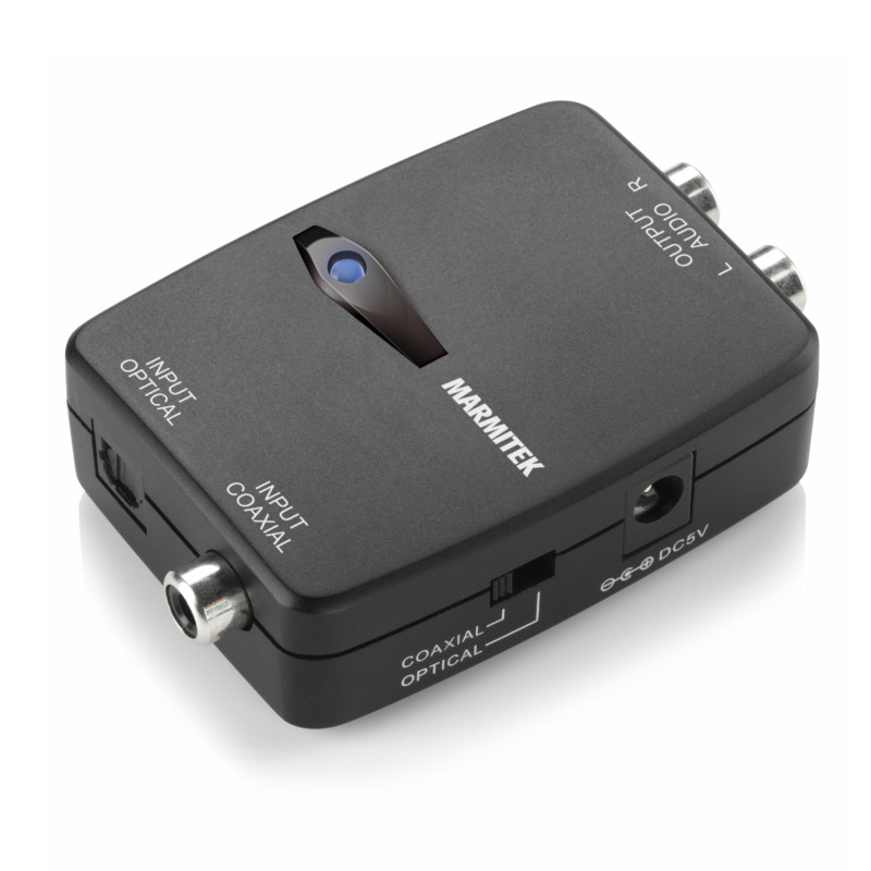 Convertisseur audio Toslink to coaxial - Marmitek Connect TC22 - Converter Audio - Coax sur Toslink - Twoway (2 Way) - Les deux Convertisseur audio Toslink to coaxial - Marmitek Connect TC22 - Converter Audio - Coax sur Toslink - Twoway (2 Way) - Les deux