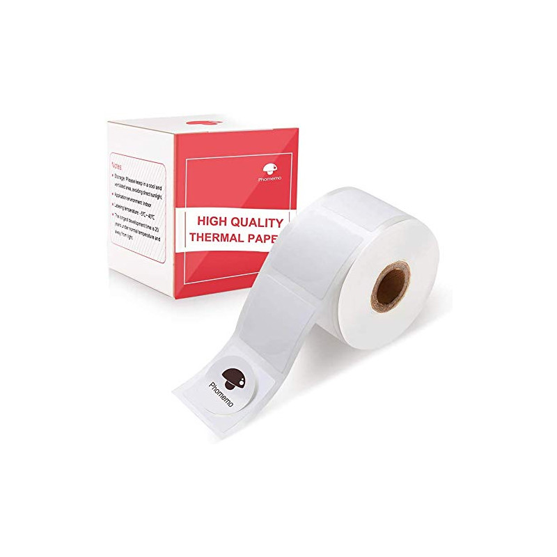 Phomemo Étiquette thermique,étiquette ronde auto-adhésive multifonctionnelle,adaptée à l'imprimante d'étiquettes Phomemo M110 / Phomemo Étiquette thermique,étiquette ronde auto-adhésive multifonctionnelle,adaptée à l'imprimante d'étiquettes Phomemo M110 /