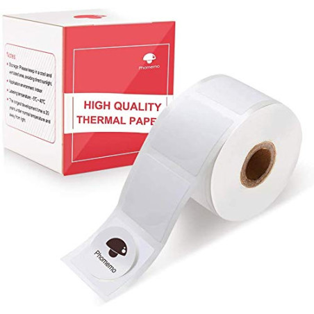 Phomemo Étiquette thermique,étiquette ronde auto-adhésive multifonctionnelle,adaptée à l'imprimante d'étiquettes Phomemo M110 / 