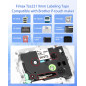 5x Fimax TZe-221 9mm Ruban Compatible avec TZ Tze221 Brother P-touch Tape Cassette Etiqueteuse 9mm laminated White,pour Etiquett 5x Fimax TZe-221 9mm Ruban Compatible avec TZ Tze221 Brother P-touch Tape Cassette Etiqueteuse 9mm laminated White,pour Etiquett