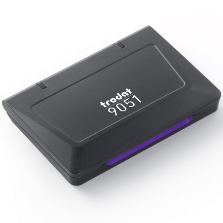 Trodat tampon encreur 9051 pour les tampons manuels à encrage séparé – taille : 9 x 5 cm - violet