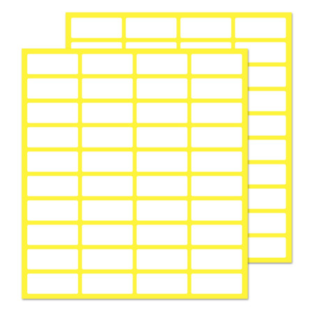 1000 Pièces, 20 x 8 mm, Étiquette Autocollantes Papier Blanc