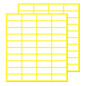 1000 Pièces, 20 x 8 mm, Étiquette Autocollantes Papier Blanc
