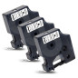 Labelwell 3x 9mm x 7m Ruban Remplacement pour Dynmo D1 40910 S0720670 Noir sur Transparent pour Dynmo LM LabelManager 160 260P 3 Labelwell 3x 9mm x 7m Ruban Remplacement pour Dynmo D1 40910 S0720670 Noir sur Transparent pour Dynmo LM LabelManager 160 260P 3