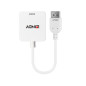 LINDY Convertisseur HDMI vers DisplayPort 4K Blanc 38146 LINDY Convertisseur HDMI vers DisplayPort 4K Blanc 38146