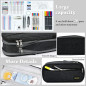 Afomida Trousse Pliable Grande Capacité Fournitures Scolaires Bureau Pour Garçon Fille Ado Étudiant avec Fermeture à Glissière, Afomida Trousse Pliable Grande Capacité Fournitures Scolaires Bureau Pour Garçon Fille Ado Étudiant avec Fermeture à Glissière,