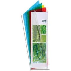 Exacompta - Réf. 661000E - Sachet de 50 pochettes coin lisse en PVC semi rigide 13/100ème - A4 avec encoche pour facilité l'ouve