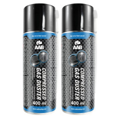 2 x AABCOOLING Bombe Depoussierante 400ml, Préparation en Spray de Air Comprimé, Dépoussiérant, Enlever la Poussière, Sans Odeur