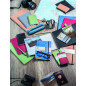 Clairefontaine 77019C Collection Nomaddict (ex Age Bag) Une Petite Trousse Ronde en Véritable Cuir d'Agneau Noir - 18,5 cm x 4 c Clairefontaine 77019C Collection Nomaddict (ex Age Bag) Une Petite Trousse Ronde en Véritable Cuir d'Agneau Noir - 18,5 cm x 4 c