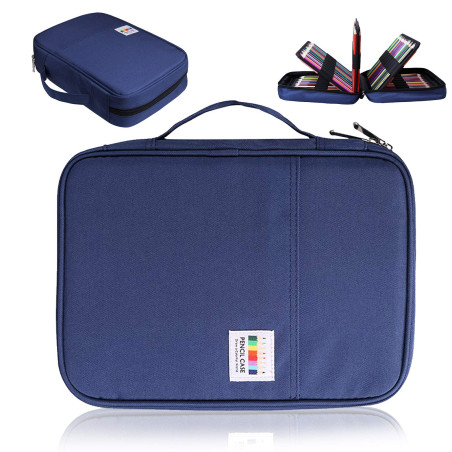 AYVANBER Étui à Crayons de Couleur 220 emplacements Porte-stylos en Gel Sac Organisateur étanche Artiste Peinture Pochette à Cra