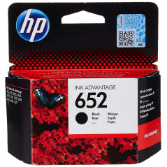 HP 652 Cartouche d'Encre Noire Authentique (F6V25AE)