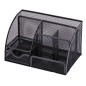 RICOO Rangement Bureau B001-B - Organisateur de Bureau en Maille Métallique avec Tiroir - Accessoire de Rangement Tiroir et Casi RICOO Rangement Bureau B001-B - Organisateur de Bureau en Maille Métallique avec Tiroir - Accessoire de Rangement Tiroir et Casi
