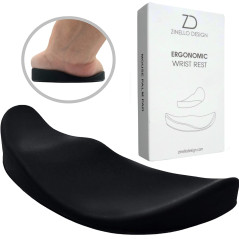 Repose Poignet pour Tapis de Souris Ergonomique - MAIN DROITE - Coulissant Anti-Tendinite - Support Poignet Bureau Gaming - Mous