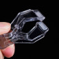 Outus 25 Pièces Plastique Signe Clips de Marchandise Clip d'Affichage Support de Supporter, Clair Outus 25 Pièces Plastique Signe Clips de Marchandise Clip d'Affichage Support de Supporter, Clair