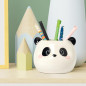 Legami - Porte-stylos en céramique, Panda Théme, Desk Friends, peint à la main, Idée cadeau, Organisateur de bureau Legami - Porte-stylos en céramique, Panda Théme, Desk Friends, peint à la main, Idée cadeau, Organisateur de bureau