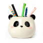Legami - Porte-stylos en céramique, Panda Théme, Desk Friends, peint à la main, Idée cadeau, Organisateur de bureau Legami - Porte-stylos en céramique, Panda Théme, Desk Friends, peint à la main, Idée cadeau, Organisateur de bureau