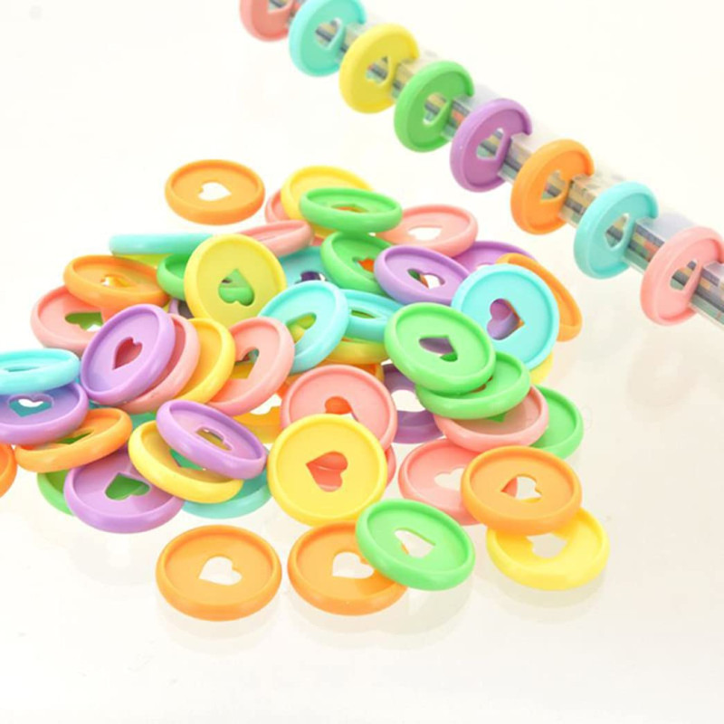 BOBOZHONG 90 PCS Disques en Plastique Disques à Anneaux de Reliure Multicolores Disques d'Extension pour Ajouter des Pages Suppl BOBOZHONG 90 PCS Disques en Plastique Disques à Anneaux de Reliure Multicolores Disques d'Extension pour Ajouter des Pages Suppl