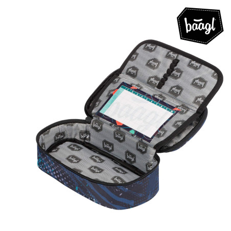 Baagl Trousse pour fournitures scolaires - pour garçon (Structures Skate)