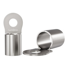 Lumonic 10x cosses à sertir nues 70-95mm² I cosses à sertir M10 non isolées I cosses M10, cosse tubulaire 70mm2 95mm2 œillets an