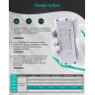 REYLAX Transformateur 220V 12V 60W 5A Dimmable Triac & 0/1-10V, Alimentation de Tension Constante Transformateur LED Basse Tensi REYLAX Transformateur 220V 12V 60W 5A Dimmable Triac & 0/1-10V, Alimentation de Tension Constante Transformateur LED Basse Tensi
