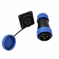 Hangton ty28 3 broches 45A connecteur étanche à l'eau et à la poussière mâle femelle câble prise vis sertissage sans soudure déc