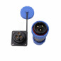 Hangton ty28 3 broches 45A connecteur étanche à l'eau et à la poussière mâle femelle câble prise vis sertissage sans soudure déc