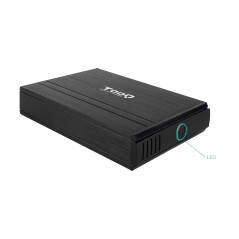 TOOQ TQE-3520B - Boîtier USB 2.0 pour disques durs 3,5", SATA I/II/III, Noir