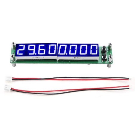 Oumefar PLJ-8LED-H 0.1~1000MHz RF Signal compteur de fréquence cymomètre Module de testeur accessoires pour laboratoire Test équ