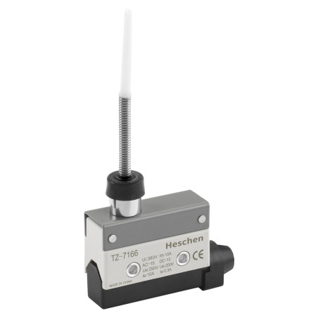 Heschen Interrupteur de fin de course horizontal TZ-7166 Momentray Ressort Stick Actionneur AC 380 V 10 A unipolaire