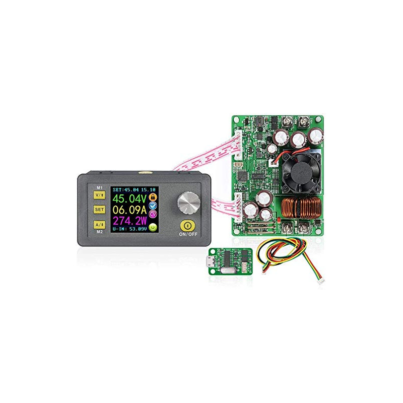 DollaTek DPS5020 Communication USB 50V 20A Tension constante Courant abaisseur Module d'alimentation Convertisseur de Tension Bu DollaTek DPS5020 Communication USB 50V 20A Tension constante Courant abaisseur Module d'alimentation Convertisseur de Tension Bu