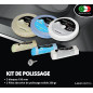 Lux Metal - Kit 3 Disques de Polissage de 150 mm et 3 Pâtes Abrasives de 250 gr - Parfaits pour polir des métaux tels que l'alum Lux Metal - Kit 3 Disques de Polissage de 150 mm et 3 Pâtes Abrasives de 250 gr - Parfaits pour polir des métaux tels que l'alum