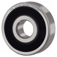 XiKe 2 Pièces 6302-2RS Roulements à billes scellés 15x42x13mm Acier chromé et Pré-lubrifié, 6302RS Roulements à billes à gorge p