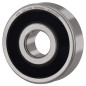 XiKe 2 Pièces 6302-2RS Roulements à billes scellés 15x42x13mm Acier chromé et Pré-lubrifié, 6302RS Roulements à billes à gorge p
