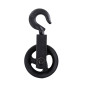 KATSU Roue de Poulie 100mm, Poulie Noire, Capacité de Chargement 160KG, Bloc de Poulie de Corde de Roue à Main Suspendue avec Cr KATSU Roue de Poulie 100mm, Poulie Noire, Capacité de Chargement 160KG, Bloc de Poulie de Corde de Roue à Main Suspendue avec Cr