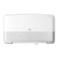 Tork Distributeur murale double pour papier toilette rouleau Mini Jumbo blanc T2, fermé, gamme Élevation, 555500 Tork Distributeur murale double pour papier toilette rouleau Mini Jumbo blanc T2, fermé, gamme Élevation, 555500