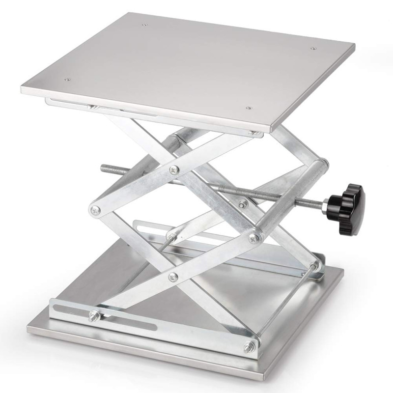 stonylab Table Élévatrice de Laboratoire, Table de Levage Plate-Forme de Laboratoire en Acier Inoxydable, 300 x 300 mm, Hauteur stonylab Table Élévatrice de Laboratoire, Table de Levage Plate-Forme de Laboratoire en Acier Inoxydable, 300 x 300 mm, Hauteur