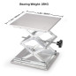 stonylab Table Élévatrice de Laboratoire, Table de Levage Plate-Forme de Laboratoire en Acier Inoxydable, 300 x 300 mm, Hauteur stonylab Table Élévatrice de Laboratoire, Table de Levage Plate-Forme de Laboratoire en Acier Inoxydable, 300 x 300 mm, Hauteur