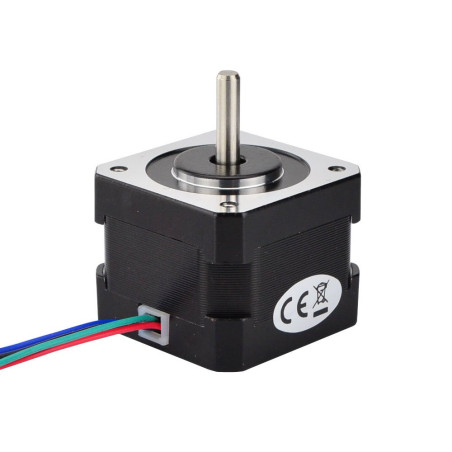 STEPPERONLINE Nema 17 Moteur pas a pas Bipolaire 1.8deg 26Ncm 0.4A 12V 42x34mm 4 Fils pour Imprimante 3D, Machine CNC