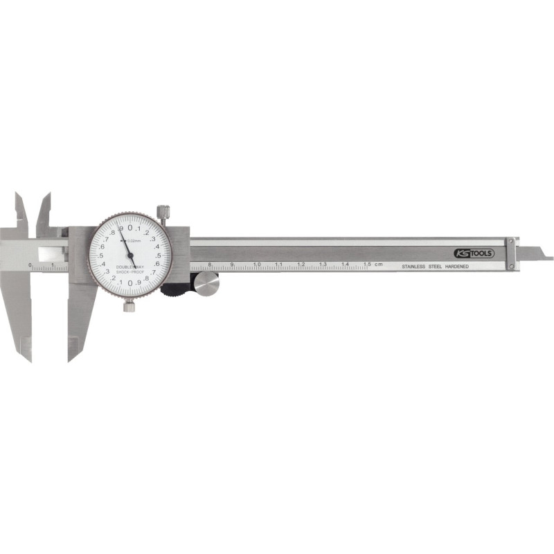 KS TOOLS 300.0547 Pied à coulisse à cadran, précision de mesure +/-0.02 KS TOOLS 300.0547 Pied à coulisse à cadran, précision de mesure +/-0.02