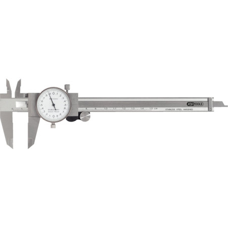 KS TOOLS 300.0547 Pied à coulisse à cadran, précision de mesure +/-0.02