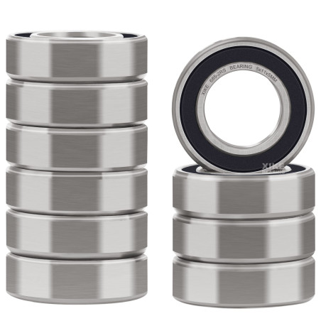 XiKe 685-2RS Roulement à Billes à Double Étanchéité 5x11x5mm Acier au Chrome et Pré-lubrifiés, 685RS Roulements à billes miniatu