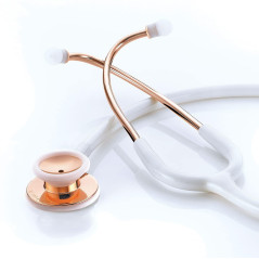 ADC Adscope 603 - Stéthoscope de cardiologie convertible - Or rose/blanc