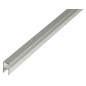 Alberts 030609 Cornière | à autoserrage | aluminium, anodisée, couleur argent | 1000 x 12,9 x 24 mm Alberts 030609 Cornière | à autoserrage | aluminium, anodisée, couleur argent | 1000 x 12,9 x 24 mm