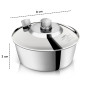 AIESI® Lampe à alcool en acier inoxydable contenance 120 ml avec bouchon à vis et mèche, Brûleur, Réchaud à alcool, Garantie 24 AIESI® Lampe à alcool en acier inoxydable contenance 120 ml avec bouchon à vis et mèche, Brûleur, Réchaud à alcool, Garantie 24