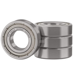 XiKe Roulements à billes 6002ZZ 15x32x9mm - Acier 100Cr6 - Double joint métallique - Pré-lubrifié - Lot de 4.