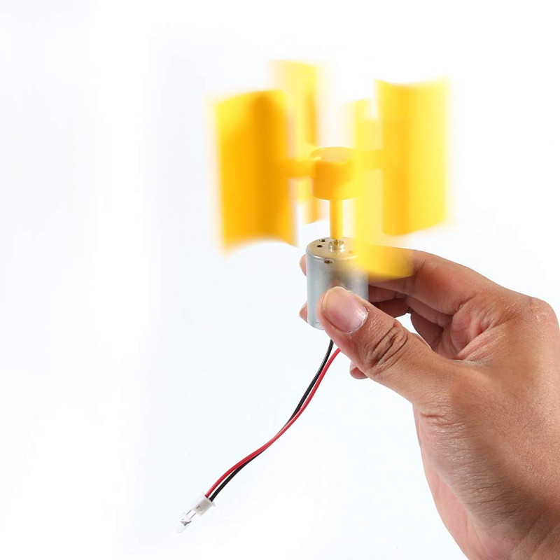 Générateur d'électricité wind turbine, Kit de Bricolage Petit Moteur Vertical Wind Turbines Blad Générateur d'électricité wind turbine, Kit de Bricolage Petit Moteur Vertical Wind Turbines Blad