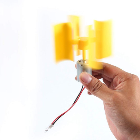 Générateur d'électricité wind turbine, Kit de Bricolage Petit Moteur Vertical Wind Turbines Blad